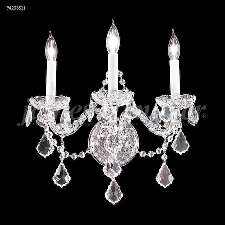 Vienna Glass Arm 3 Arm Wall Sconce